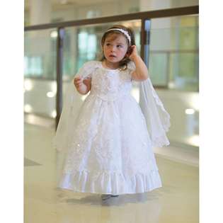 Angels Garment White Dress Size 12 Month Girl Taffeta Lady Guadalupe 