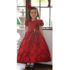 Angels Garment Little Girls Red Flower Girl Easter Flower Girl Dress 6