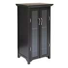 winsome wood wine cabinet with french doors espresso