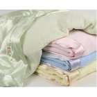   Silkie Yellow   Comfort Silkie Satin & Chenille Baby Blanket 36x28
