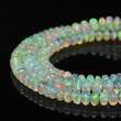   WELO OPAL Strand 162 Natural Gemstone Rondelle BEADS 37.36 ct / 16.02