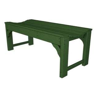  Sand & Sea Outdoor Patio Backless Bench Forest Green 