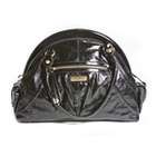 Isabella Fiore Hot Studded Black Patent Luka Shoulder Bag