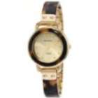   Womens 75/4033CHTO Gold Tone and Tortoise Resin Bangle Bracelet Watch