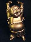 Vintage Hand Made GOLD COLOR BUDDAH FIGURINE Statue Cer