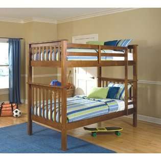   Mission Syle Twin Size Bunk Bed from Martin Mattress MFG 