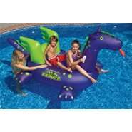 Swim Time Giant Sea Dragon Inflatable Swimming Pool Toy 