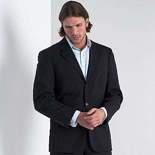 Black Pinstripe Suit Jacket  Structure Clothing Mens Suits & Sport 