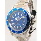 Croton Mens Croton Steel Diver 20 Atm Date Watch CA301157BUBL