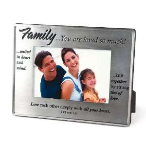  More Than Just Words Metal Picture Frame Family You Are 