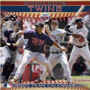  Minnesota Twins 2007 MLB 12X12 Wall Calendar Sports 