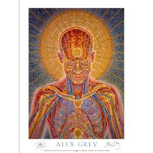 Praying Poster Signed By Alex Grey 