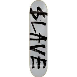  Slave Corporate Deck 8.12 Silver Black Skateboard Decks 