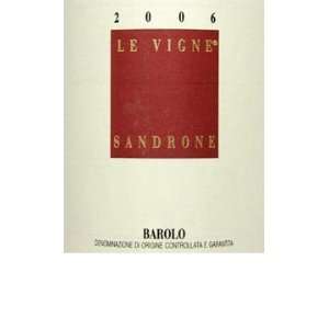  2006 Sandrone Barolo Le Vigne 750ml Grocery & Gourmet 