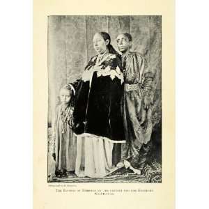  1906 Print Ethiopia Abyssinia Empress Emperor Grandchild 