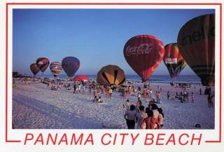 PANAMA CITY BEACH FL BEACH HOT AIR BALLOONS COCA COLA  