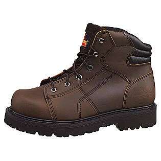 Mens Work Boots American Heritage Leather Steel Toe Brown 804 4650 