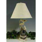 Lamp Factory 26in Pelicans Table Lamp with Off White Burlap Shade