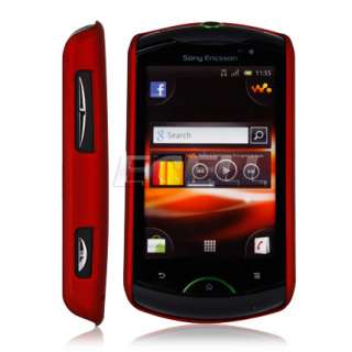 RED HYBRID HARD BACK CASE FOR SONY ERICSSON LIVE WITH WALKMAN WT19 