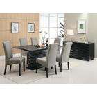 Coaster Stanton Dining Set with Gray Parson Chairs by Coaster