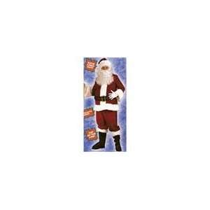  Santa Claus Ultra Velvet Christmas Costume   Plus Size XL 