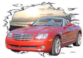 You are bidding on 1 2005 Red Chrysler Crossfire Convertible 