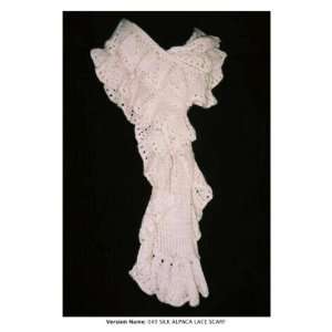   Alpaca Lace Scarf Knitting Pattern By The Each Arts, Crafts & Sewing