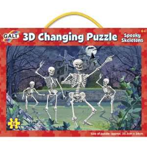  Galt 3D Changing Puzzle Spooky Skeletons Toys & Games