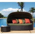 Tosh Furniture Modern Contemporary Outdoor Dark Brown Lounge with 