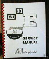 AMI E 80 & 120 Jukebox Service & Parts Manual  