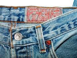 LEVIS 901 Women BUTTON FLY Blue Jeans Denim Pant 31/30  