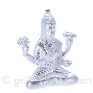  Silver Goddess Laxmi Tiny Statue