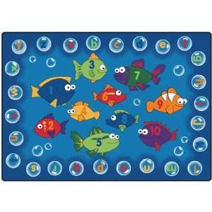  Carpets for Kids Fishing for Literacy Rug (Factory Second 