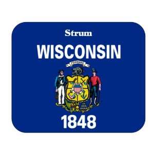  US State Flag   Strum, Wisconsin (WI) Mouse Pad 