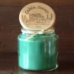  16oz Cabin Scents Pine Scented Jar Candle