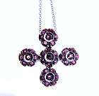 pasquale bruni pink tourmaline necklace 18k white gold expedited 