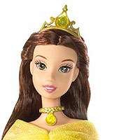 Disney Princess Shimmer Princess Belle Doll   Mattel   