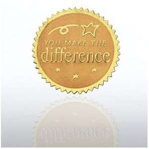  Certificate Seal   You Make the Difference   Gold Office 