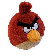   Birds 5 inch Plush with Sound   Red   Commonwealth Toys   