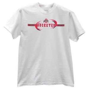  Ohio State Buckeyes White Trademark T shirt Sports 