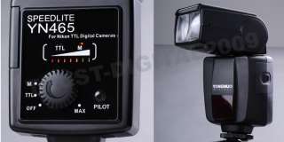 YN465 flash speedlite TTL for Nikon D90 D5000 D3000 D70  