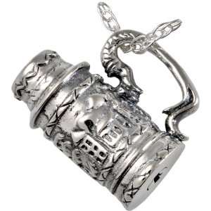  Silver Cremation Jewelry Beer Stein