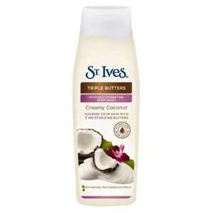  St. Ives Body Wash Creamy Coconut Triple Butter 13.5 oz 