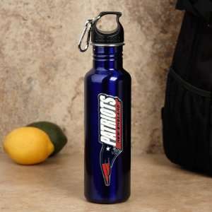 New England Patriots Navy Blue 750ml Stainless Steel Water 