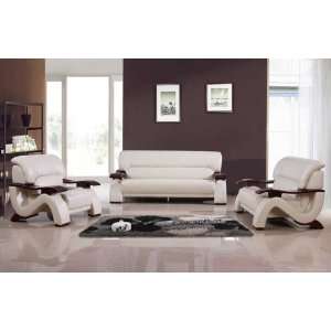  New 3pc Contemporary Modern Leather Sofa Set, #BM 6196 