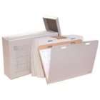 37 Vertical File Box and 8 Folders   by Advanced Organizing System