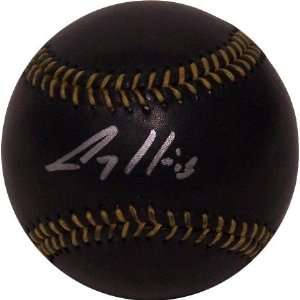   Autographed Rawlings Black Leather MLB Baseball