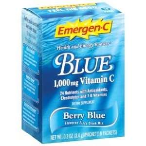  Alacer Corp Emergen C Blue (10 packets) Health & Personal 