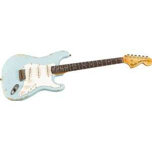 Custom Shop 1968 Heavy Relic Stratocaster Electric Guitar, Sonic Blue 