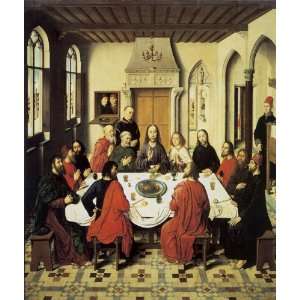  CANVAS The Last Supper 1464 67 by Dieric Bouts 12 X 14 